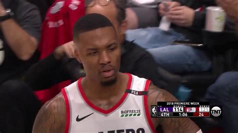 Damian Lillard (28 points) Highlights vs. Los Angeles Lakers | October ...