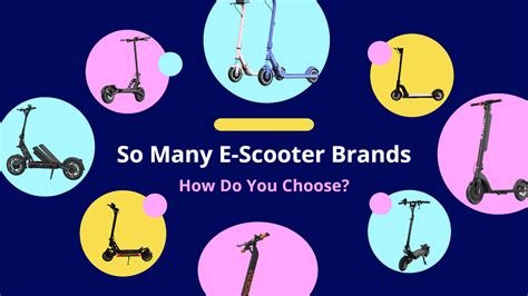 So Many E-Scooter Brands, How Do You Choose? - Smartwheel Canada