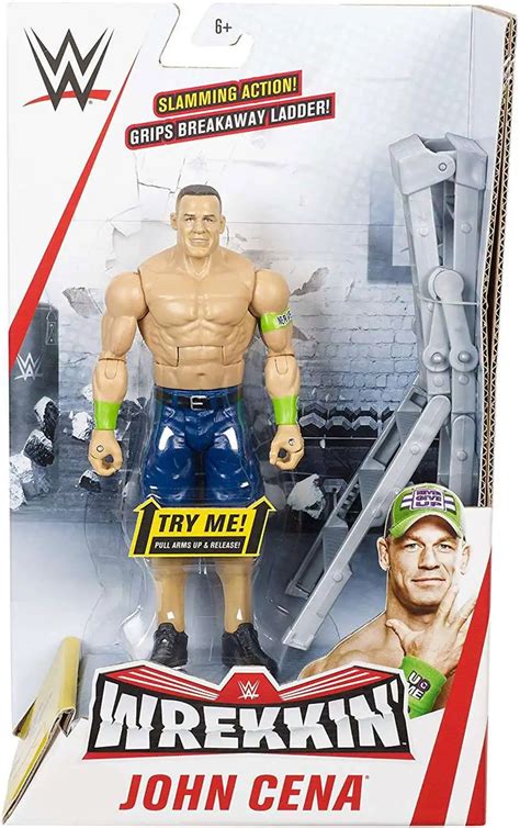 WWE Wrestling Wrekkin John Cena Action Figure Mattel Toys - ToyWiz