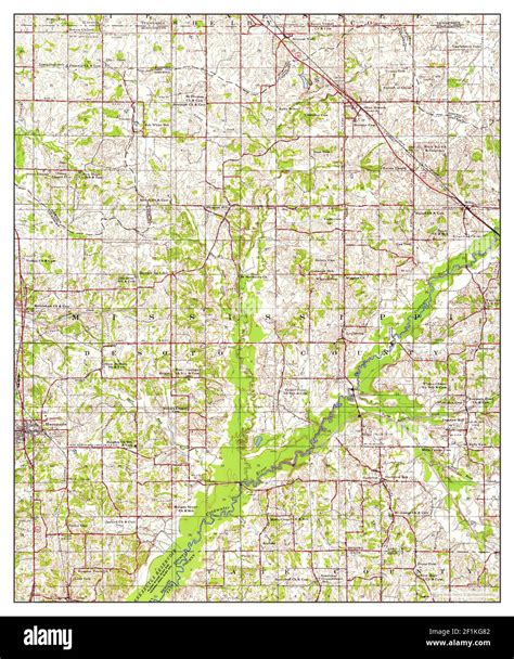 Hernando, Mississippi, map 1944, 1:62500, United States of America by Timeless Maps, data U.S ...