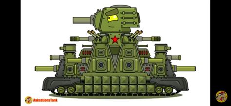 Animated Tank Drawing with Red Stars