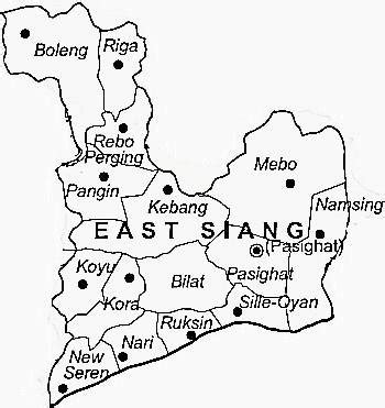 Map of Pasighat town (East Siang) | Download Scientific Diagram