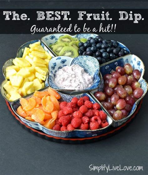 How to Make a Healthy Fruit Dip & Tray Your Kids Will Love - Simplify ...