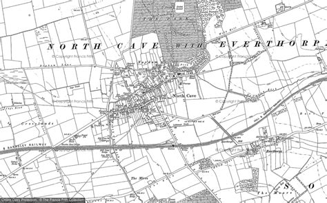 Historic Ordnance Survey Map of North Cave, 1888 - 1889