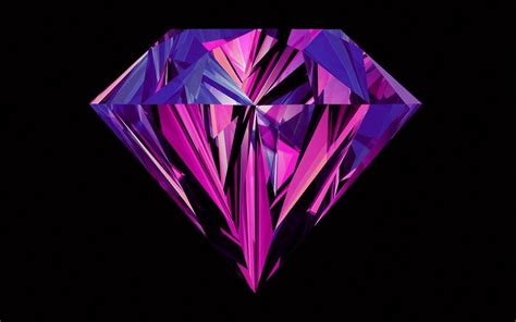 Purple Diamond Wallpaper | Diamond wallpaper, Purple diamond, Diamond picture