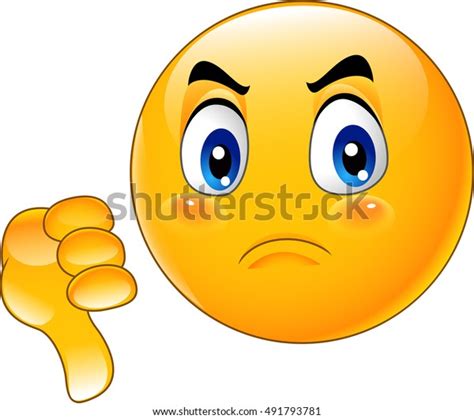 Cartoon Dislike Emoticon Stock Illustration 491793781 | Shutterstock