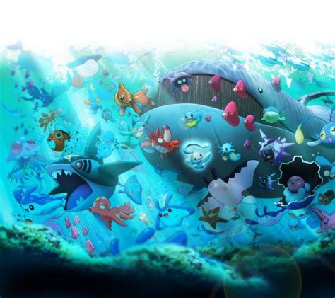 Water Type Pokémon Wallpapers - Wallpaper Cave