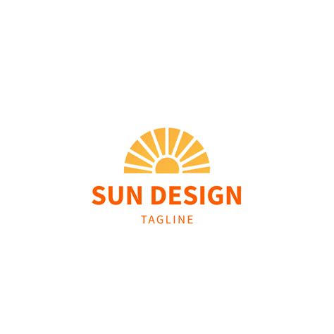 Orange Sunrise Logo - Turbologo Logo Maker