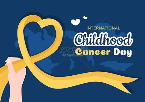 International childhood cancer day illustration illustration image ...