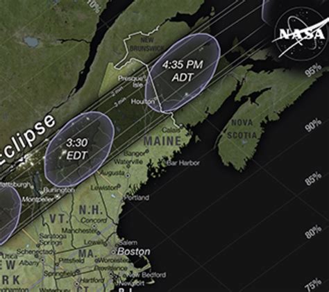 2024 Solar Eclipse Path Maine - Correy Dorothee