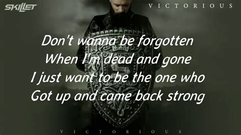 Skillet - Victorious (Lyrics) - YouTube