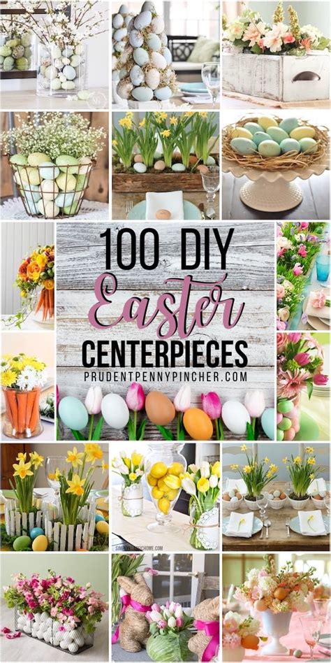 100 Best DIY Easter Centerpieces - Prudent Penny Pincher