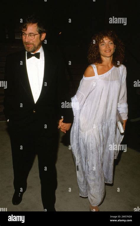 Steven Spielberg and Amy Irving at Giorgio Armani's Spring-Summer '88 ...