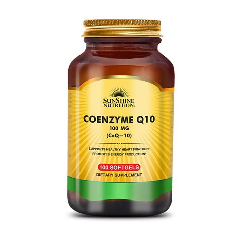 COENZYME Q10 100 MG 100 SG - Sunshine Nutrition