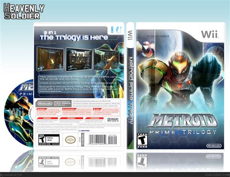 Metroid Prime Trilogy Wii Box Art Cover by hsoldier