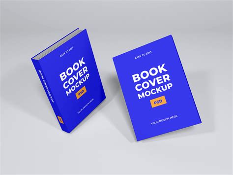 Book Cover Mockup Template Photoshop Grafika przez dendysign · Creative ...