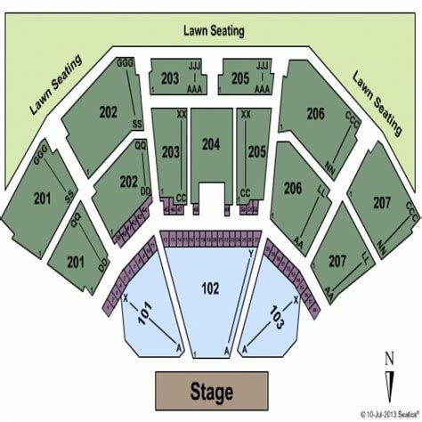 The Most Awesome lakewood amphitheater seating chart | Lakewood ...