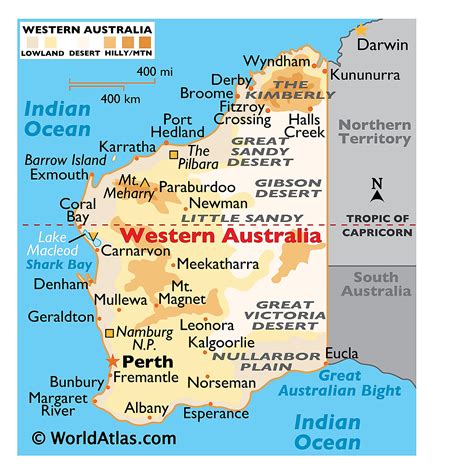 Western Australia Maps & Facts - World Atlas