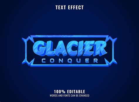 Ice font effect Vectors & Illustrations for Free Download | Freepik