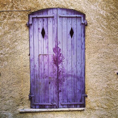 Purple window shutters | Window shutters, Shutters, Windows