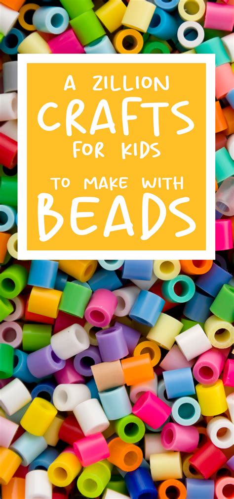 Bead Crafts for Kids * Moms and Crafters