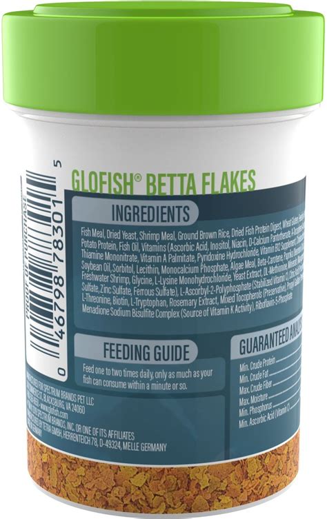 GLOFISH Betta Flakes Fish Food, 0.71-oz pouch - Chewy.com