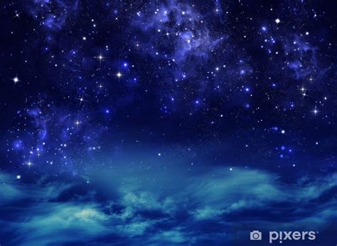 starry night sky deep outer space Wall Mural • Pixers® - We live to change in 2021 | Night sky ...