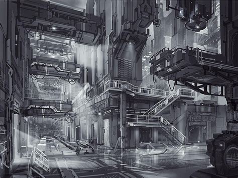 Scifi Environment, Environment Concept Art, Environment Design, Fantasy ...