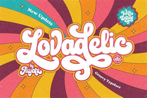 30+ Hippie Fonts That Bring The '60s Back - The Designest | Lettering ...