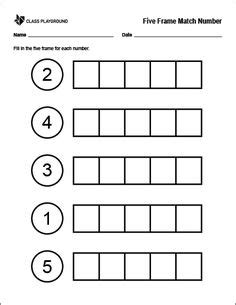 20 Ten & Five Frame Printables and Worksheets ideas | printable frames, frame, worksheets