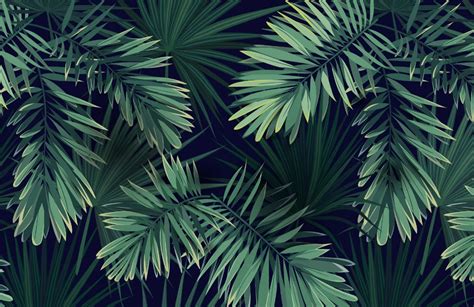 Green Tropical Plant Wallpaper Mural | Hovia | Plant wallpaper, Tropical plants, Leaf wallpaper