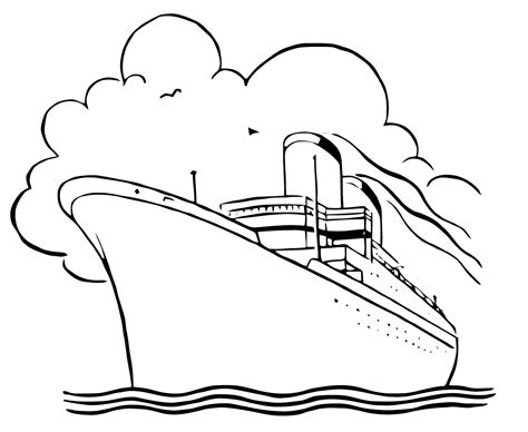 Free Vector Art: Cruise Ship | Images from Ephemeraphilia.com | Pinterest | Art, Free vector art ...