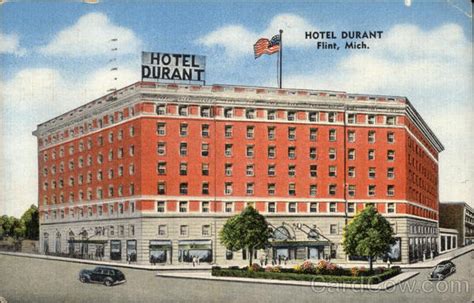 Hotel Durant Flint, MI Postcard