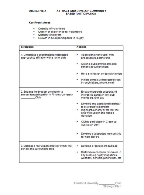 Sample Strategic Plan Templates - 10+ Free Documents in PDF, Word