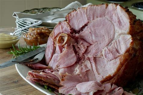 Juicy, tender, Glazed Oven-Baked Ham