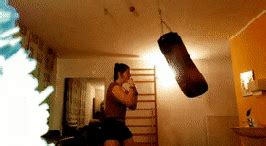 punching bag miss - Tinygif.com