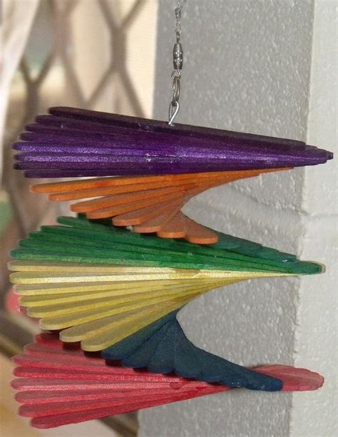 paddle pop wind spiral by ~Coley77 on deviantART | Craft stick crafts, Popsicle stick crafts ...