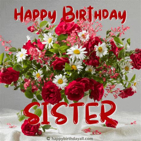 Best Happy Birthday Sister GIFs Free Download