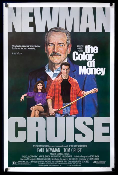 Color of Money (1986) Original One-Sheet Movie Poster - Original Film Art - Vintage Movie Posters