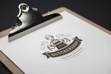 Traditional Butcher Shop Logo Design By Vasya Kobelev | TheHungryJPEG