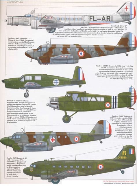 The French Air Force Of The “Armistice” 1940 To 1942. Transport ...