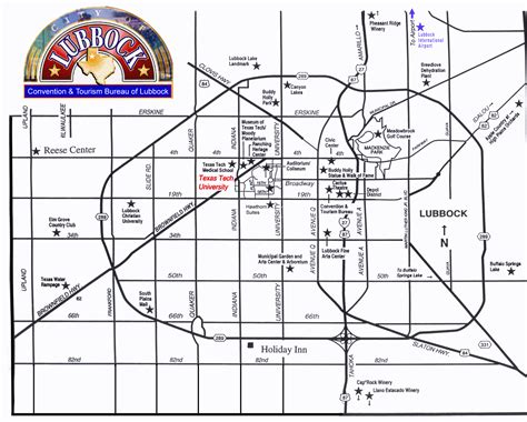 Map of Lubbock Texas - TravelsMaps.Com