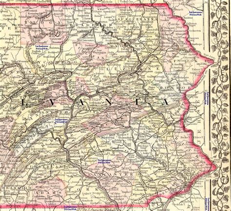 Eastern Pa Counties Map