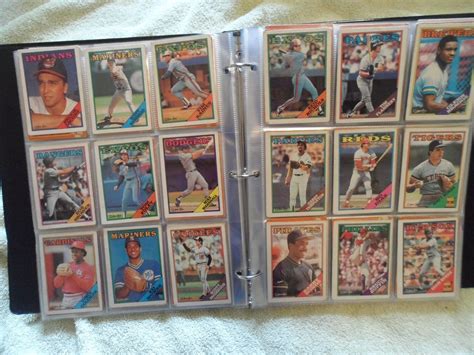 Album of baseball cards