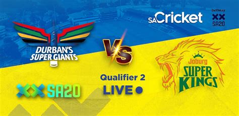 LIVE: SA20 Qualifier 2 playoff