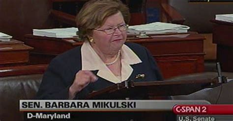 Senator Barbara Mikulski Senate Speech | C-SPAN.org