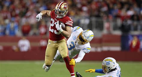 49ers blank Chargers in second half, Christian McCaffrey barrels into ...