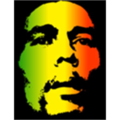 Color Wheel of Bob Marley clipart