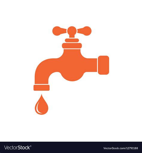 Water tap icon Royalty Free Vector Image - VectorStock