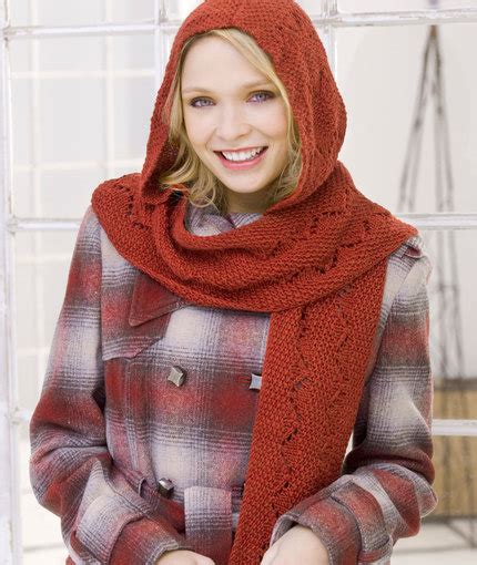 Comfy Hooded Scarf Free Knitting Pattern - Knitting Bee